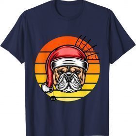 Official Vintage Scary American Bulldog For Halloween and Christmas T-Shirt