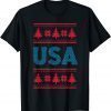 Patriotic Anti Biden USA Republican Ugly Christmas Sweater T-Shirt