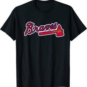 Braves Inspired Bleached Tee, Vintage Braves Acid Wash T-Shirt