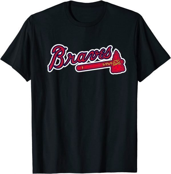 Braves Inspired Bleached Tee, Vintage Braves Acid Wash T-Shirt