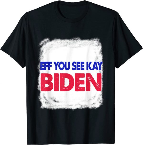 Funny FJB Pro America US Distressed Flag F Biden FJB T-Shirt