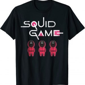 Chibi Squid Korean Game Tee Drama K-Drama Horror Movies T-Shirt