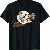 Funny Disney Halloween Minnie and Minnie Flying T-Shirt