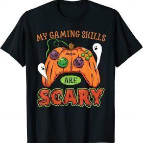 Funny Halloween Gaming Skills Gamer Girls or Boys Halloween T-Shirt