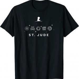 Funny St. Jude Children's Research Hospital I4 Icons T-Shirt