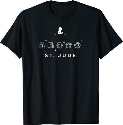 Funny St. Jude Children's Research Hospital I4 Icons T-Shirt