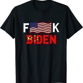 Official Anti Joe Biden F American Falg K Biden T-Shirt