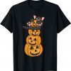 Funny I Feed The Cutest Pumpkins cat adult Scary with T-Shirt