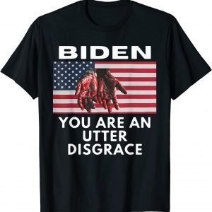 Joe Biden Has Blood On His Hands Anti Biden Bring Trump Back Classic T-Shirt