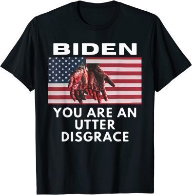 Joe Biden Has Blood On His Hands Anti Biden Bring Trump Back Classic T-Shirt