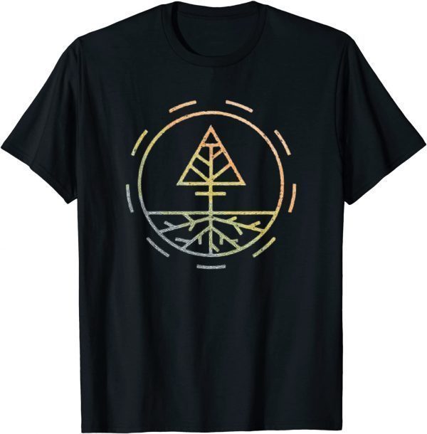Funny EarthTree Chakra Tree of Life Alchemy Four Elemental Symbols T-Shirt