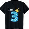 2021 Kids Three Year Old Birthday Boy Kid 3yr 3rd 3 year old birthday T-Shirt