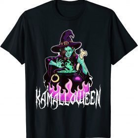 Kamalloween Funny Witch Kamala Harris Funny Halloween T-Shirt