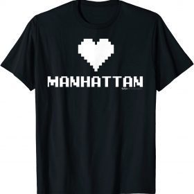 Manhattan 8-Bit Gamer City T-Shirt