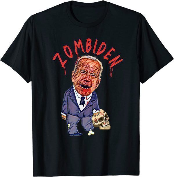 Halloween Joe Biden Zombie ZOMBIDEN Funny Holiday T-Shirt