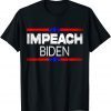Official Impeach Joe Biden 46 American Flag Anti Biden Vintage T-Shirt
