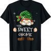Sweet Gnome Matching Family Group Christmas Party Pajama T-Shirt