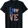 USA Patriotic Love Letter Flag T-Shirt