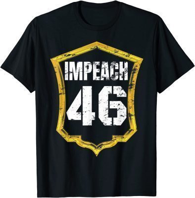 Funny Impeach 46 Remove Joe Biden Police Arrest Biden Republican T-Shirt