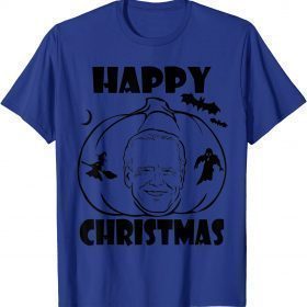 Funny Anti Joe Biden Happy Christmas, Halloween Tee T-Shirt