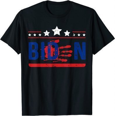 Classic Blood On His Hands Biden Bring Trump Back T-Shirt