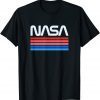 60s 70s Vintage Retro NASA Worm Logo Vintage NASA gift idea Unisex T-Shirt