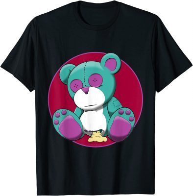 Funny Stitched Teddy Bear TShirt