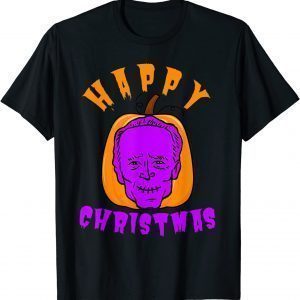 T-Shirt Happy Biden Pumpkin Christmas Halloween Costume