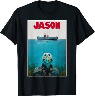 Jaw JASON Shark Boat Horror Halloween Costume T-Shirt
