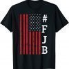 FJB US Distressed Flag F Biden Pro America T-Shirt