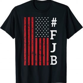 FJB US Distressed Flag F Biden Pro America T-Shirt