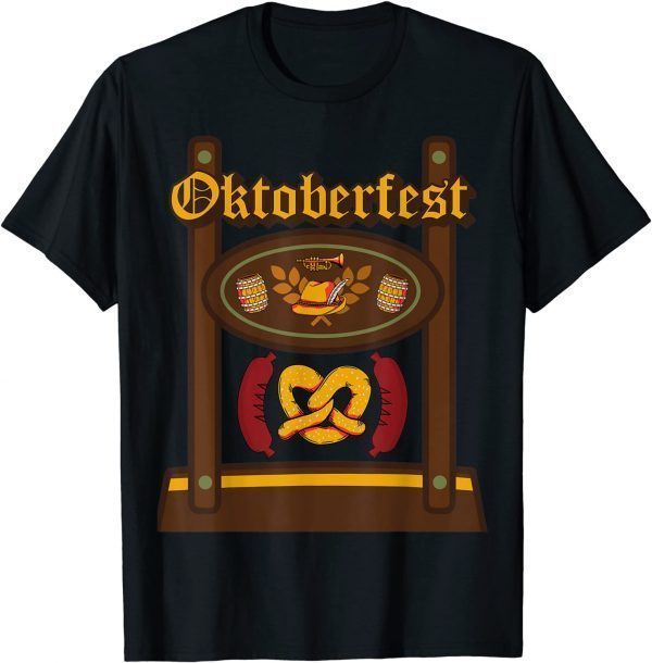 Oktoberfest Lederhosen Halloween T-Shirt