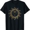 Sun Light Dark Academia Aesthetic Clothing Occult Witch Moon T-Shirt