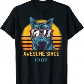Awesome Cat Since 1987 T-Shirt