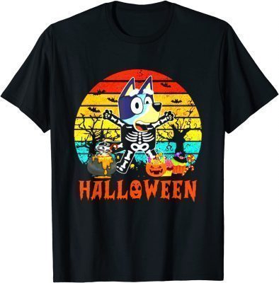 Classic B-lueys Halloween Vintage , Funny Halloween T-Shirt
