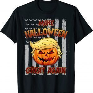 Classic USA Trumpkin Make Halloween Great Again Funny Halloween T-Shirt