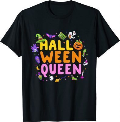 Funny Halloween Queen Cute Halloween 2021 T-Shirt