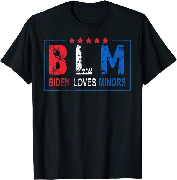 Official Biden Loves Minors, BLM Funny Joe Biden 2021 T-Shirt