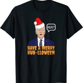 Funny Confused Biden Pro Republican Halloween Christmas T-Shirt