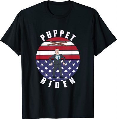 Puppet Biden Funny Democratic-Republican Anti Joe Biden T-Shirt