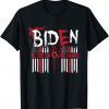 Biden Blood On His Hands American Flag Gift Tee Shirt