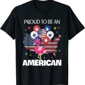 Funny Proud To American Flag T-Shirt