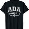 T-Shirt ADA University, Distressed Cardano Logo College Style Crypto 2021