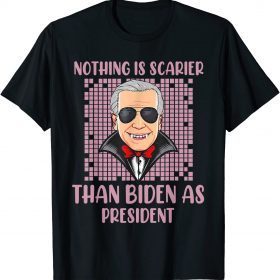 Funny Anti Biden Horror Halloween Costume T-Shirt