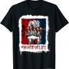 Biden Horror Story American Zombie Horror Life Messy Bun T-Shirt