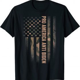 PRO AMERICA ANTI BIDEN FLAG USA IMPEACH JOE BIDEN ANTI BIDEN T-Shirt
