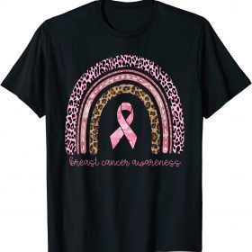 Breast Cancer Awareness Rainbow In October We Wear Pink T-Shirt