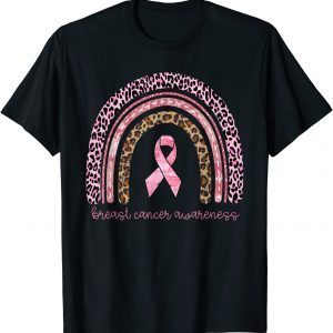 Breast Cancer Awareness Rainbow In October We Wear Pink T-Shirt