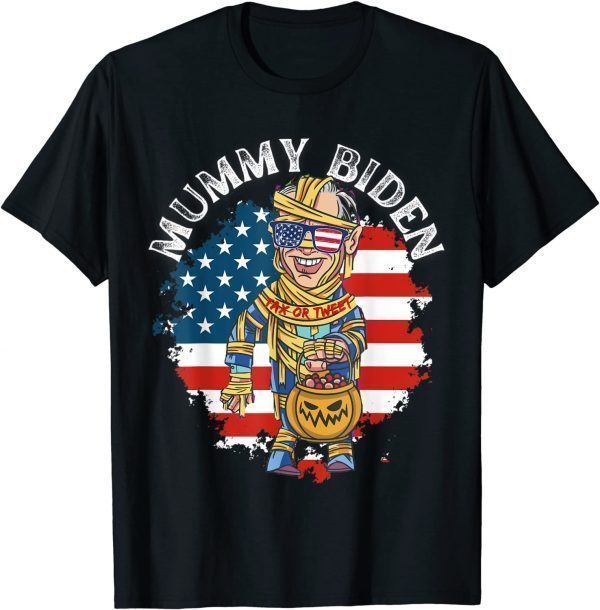 Classic Mummy President Joe Biden Trick or Tweet Pro Trump T-Shirt