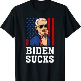 Official Biden Sucks,Pro American,Anti Biden USA T-Shirt